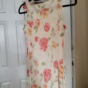 #Floral long dress